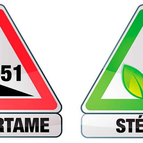 Aspartame stevia
