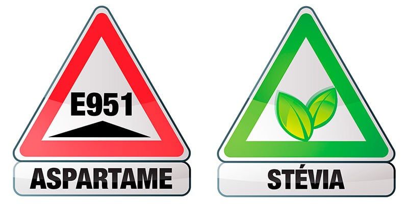 Aspartame stevia
