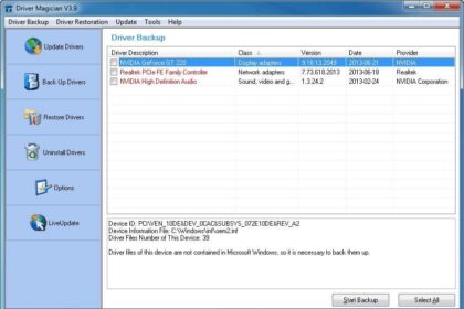 Driverbackup