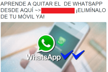 Eliminar Doble Check Azul