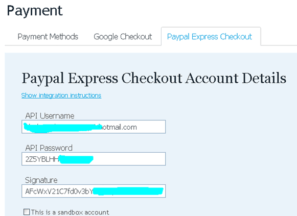 M&eacute;todo de pago PayPal