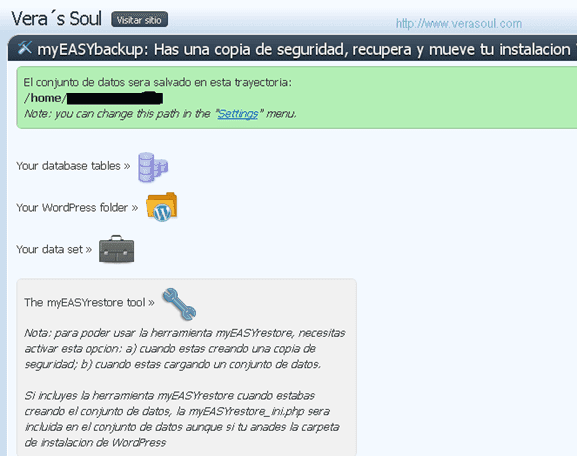 myeasybackup plugin wordpress