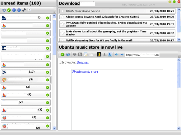 Desktop Google Reader