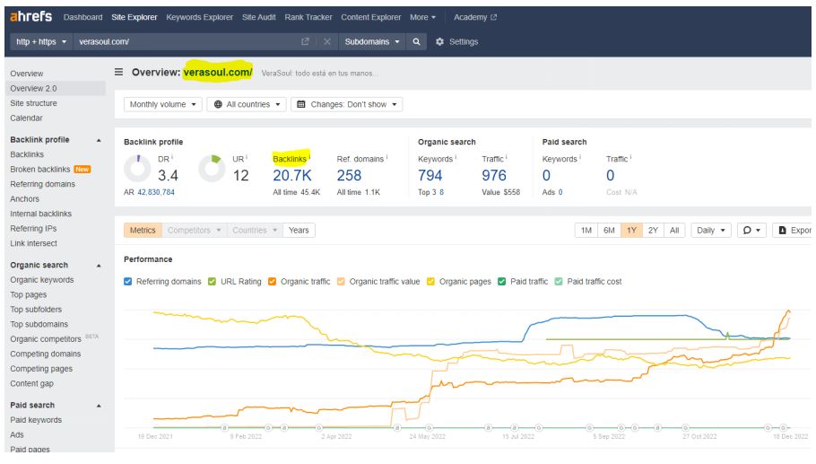 obtener backlinks