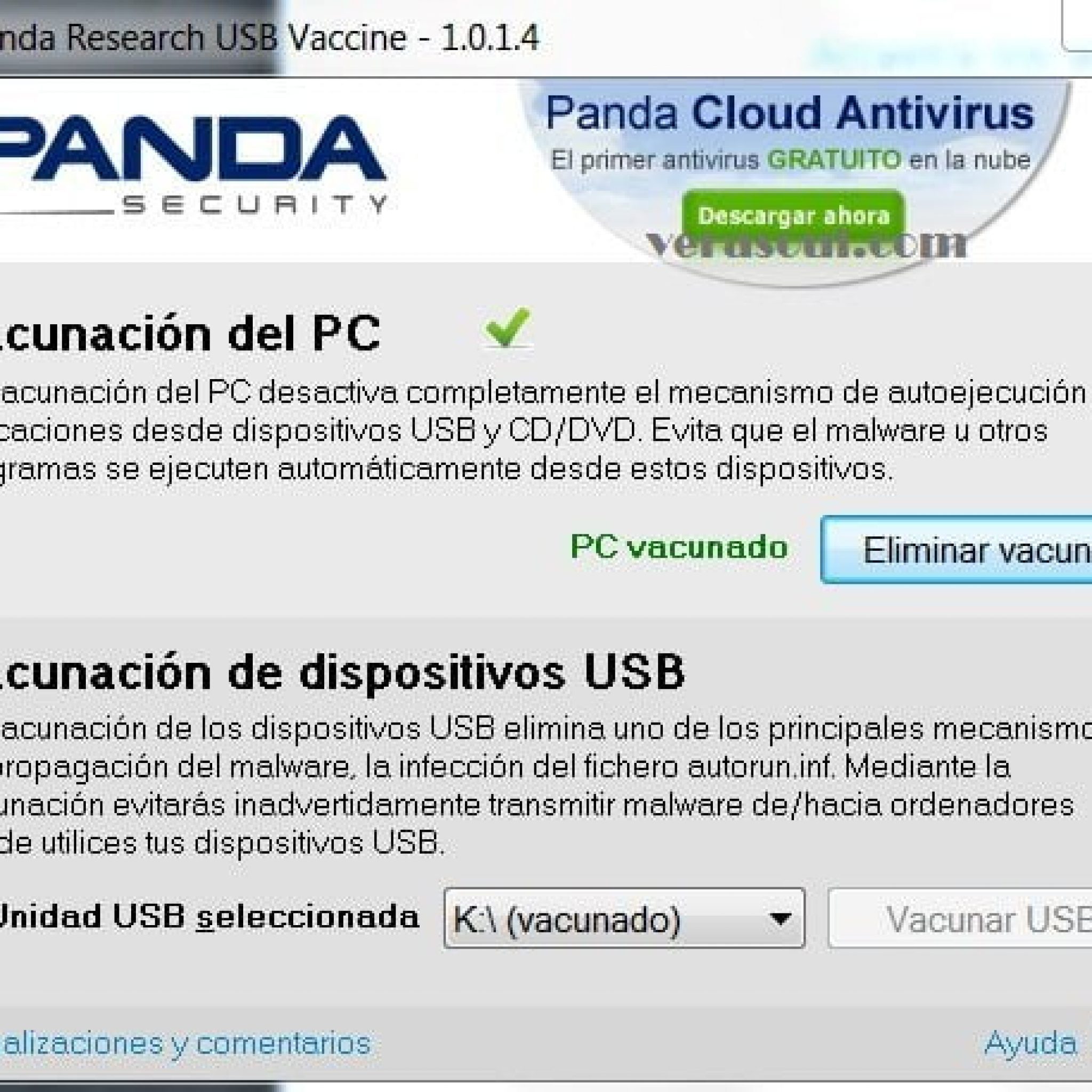 Panda Usb Vaccine 1014