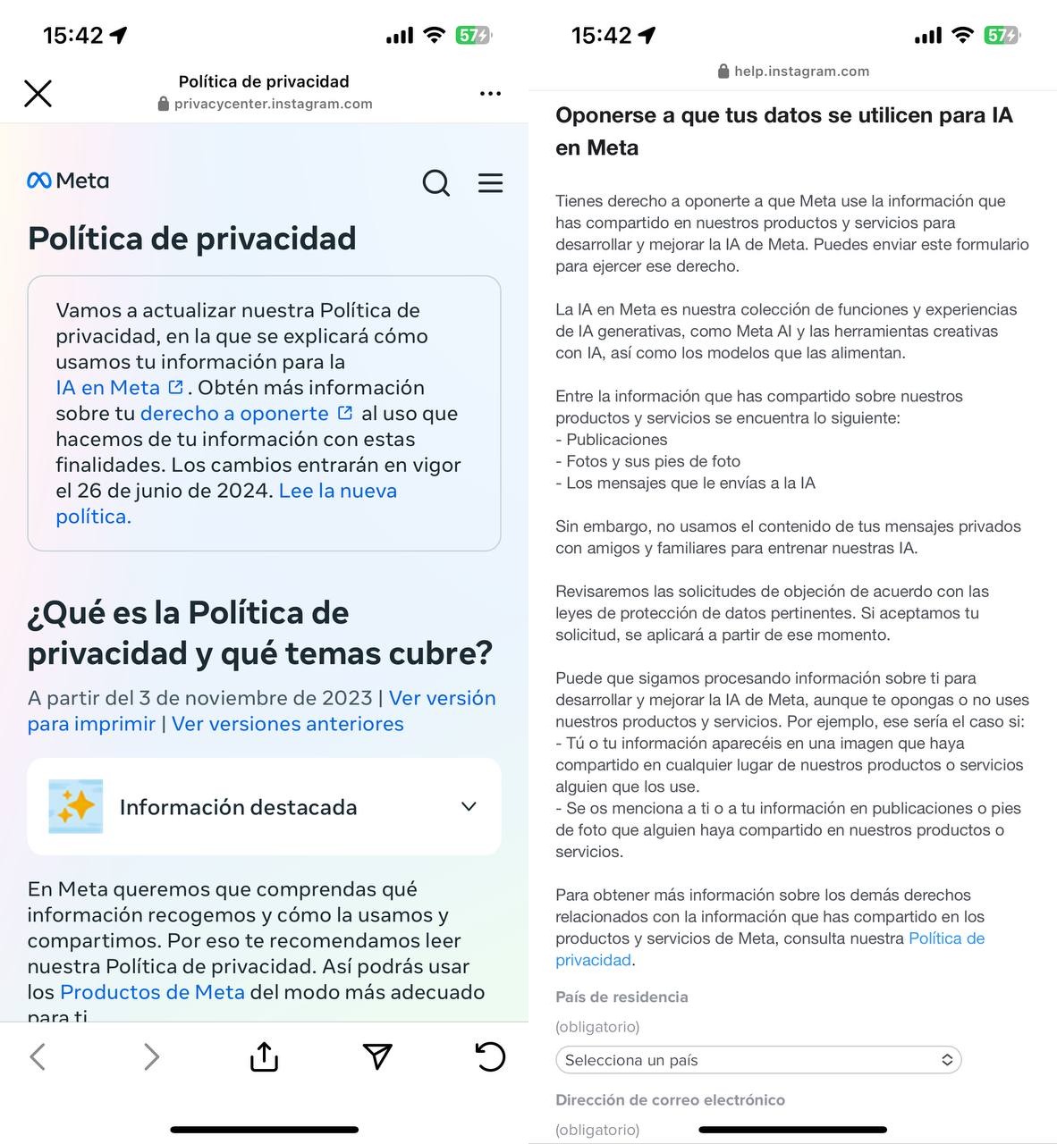 Privacidad Meta Inteligencia Artificial Instagram 4_5