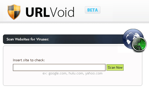 URLVoid online