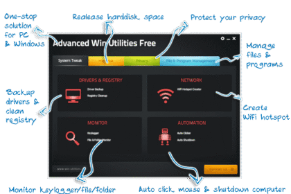 Advanced win utilities free