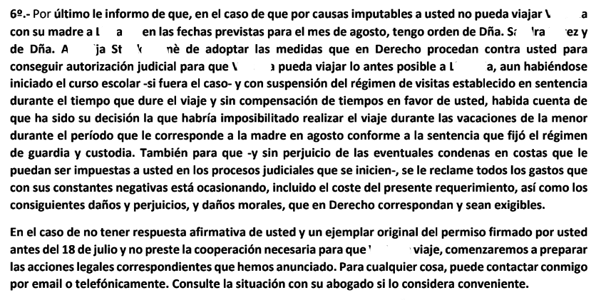Amenazas y Chantaje 