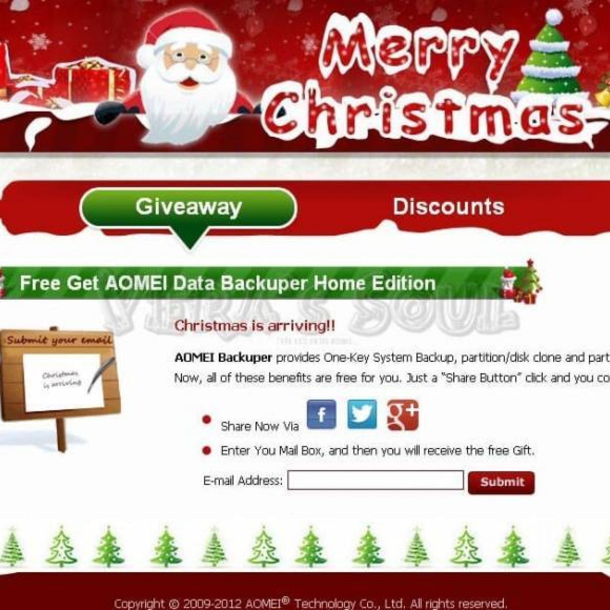 Aomei Christmas Giveaway And Discounts