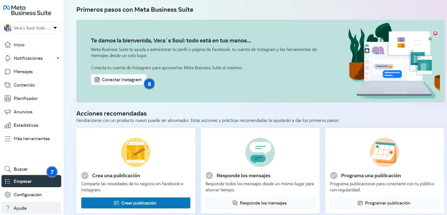 Conectar Instagram a Meta Business Suite