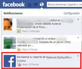 Denuncia Facebook