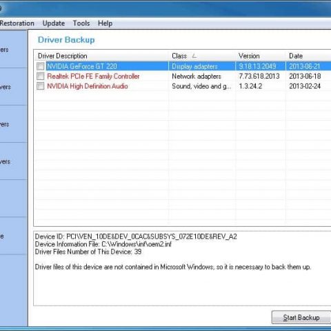 Driverbackup