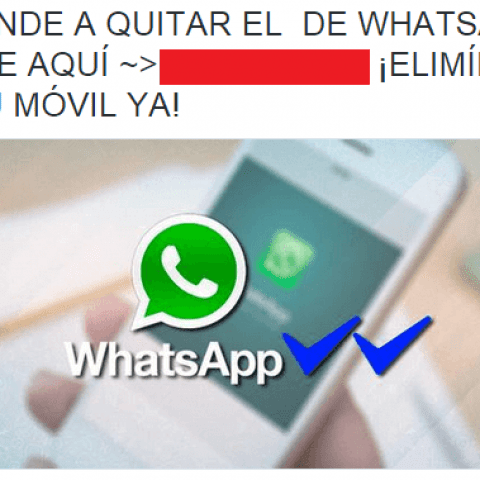 Eliminar Doble Check Azul