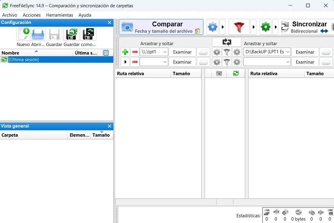 Freefilesync copia seguridad