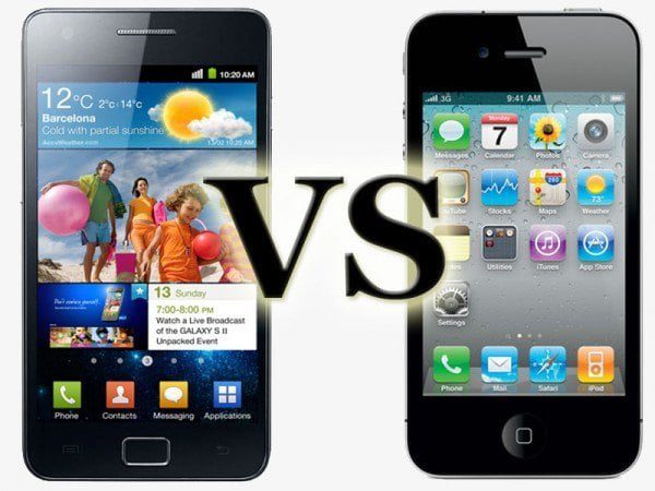 Iphone 4 Vs Samsung Galaxy Sii