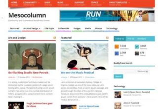 Mesocolum Una Plantilla Wordpress Minimalista Tipo Magazine