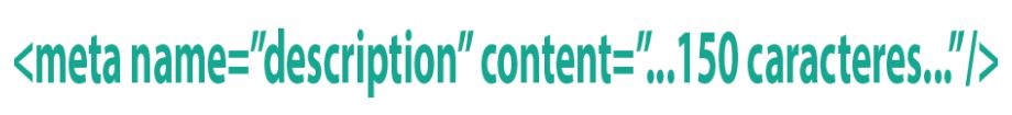 meta descripción