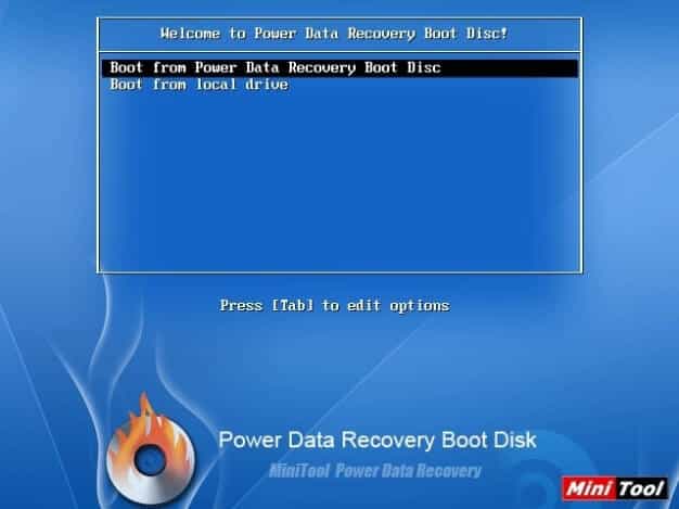 Minitool Power Data Recovery Boot Disk