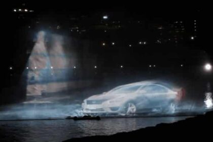 Nissan water show