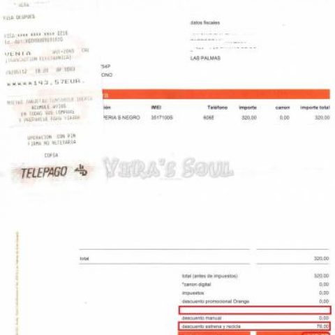 Orange Factura Compromiso