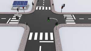 Solar Traffic Light: semáforos con paneles solares y Leds led