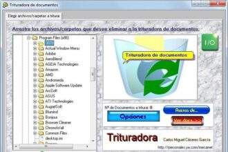 Trituradora interfaz