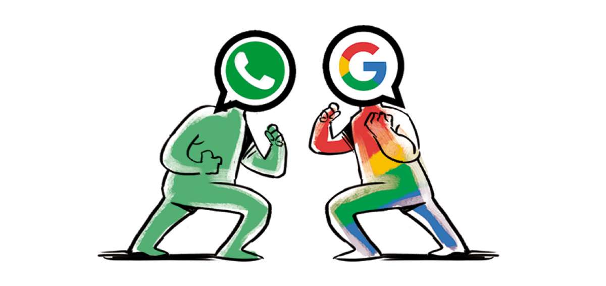 WhatsApp VS Google