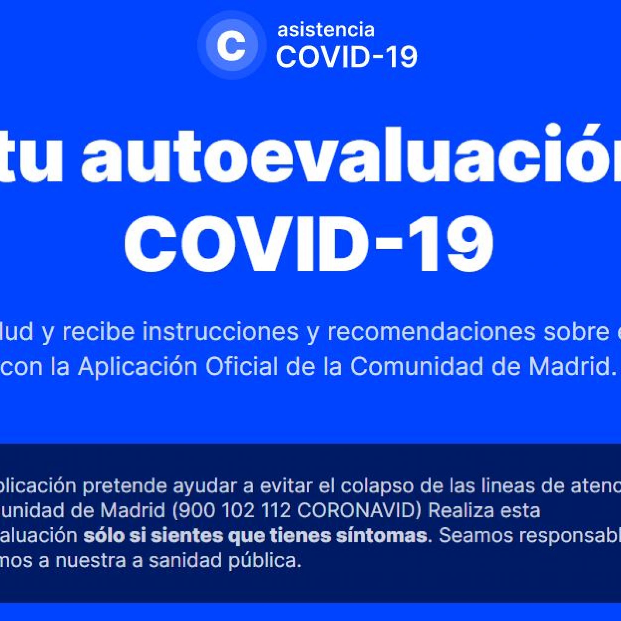 Covid19 Coronamadrid.com