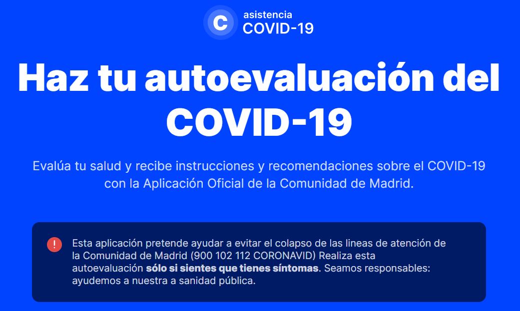 Covid19 CoronaMadrid.com
