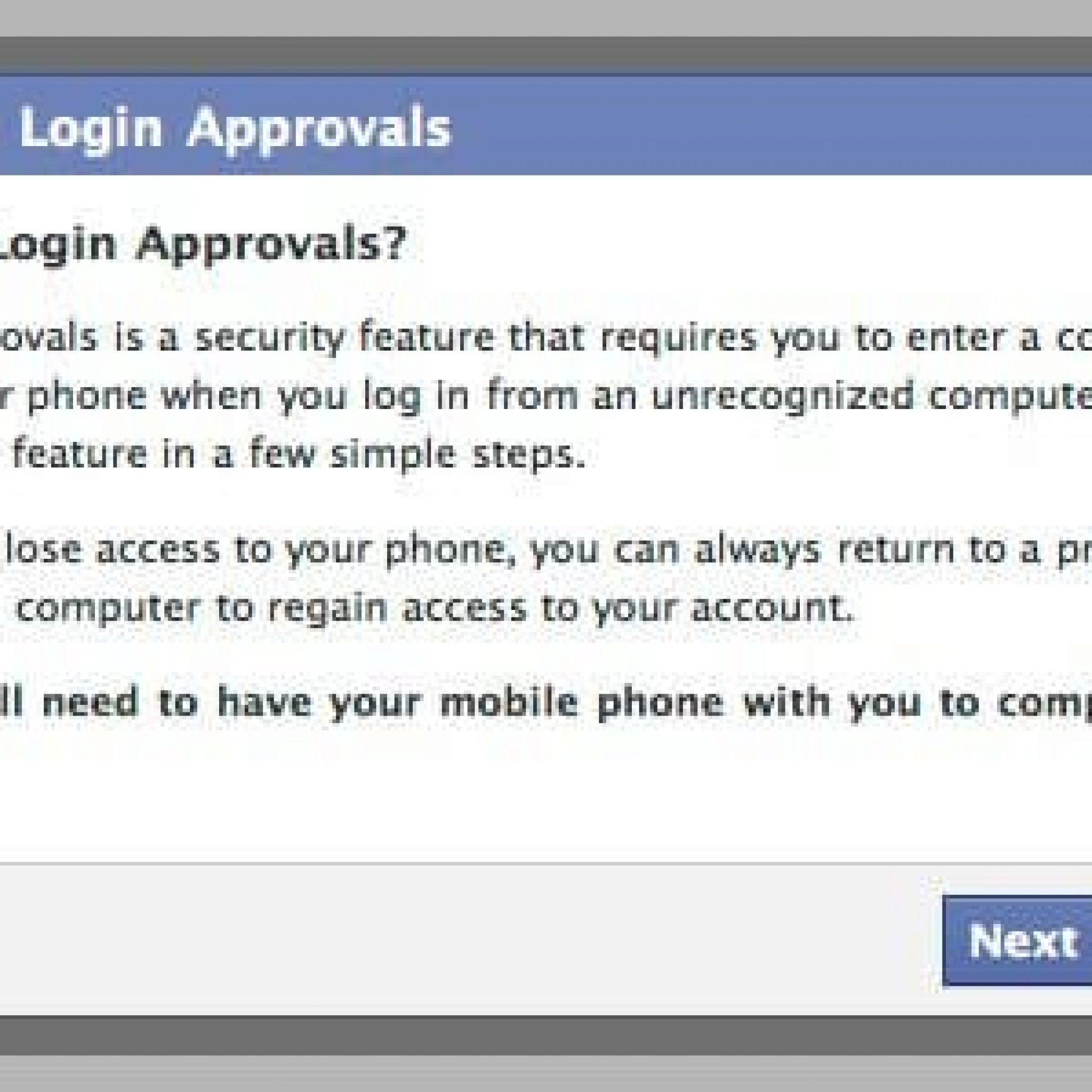 Login Approvals: Un Sistema De Seguridad Para Facebook