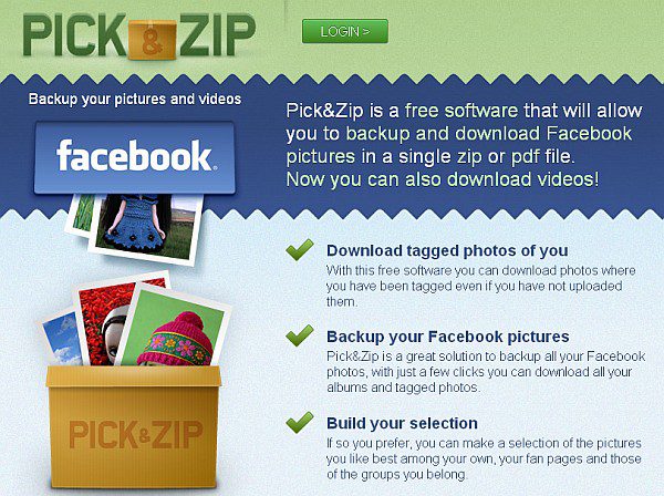 Picknzip: Descarga Y Guarda Las Imágenes Facebook