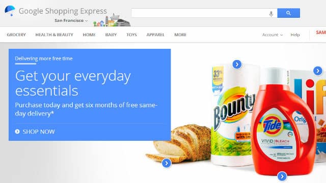 Shopping Express: El Supermercado Online De Google Que Te Lleva La Compra A Casa El Mismo Día