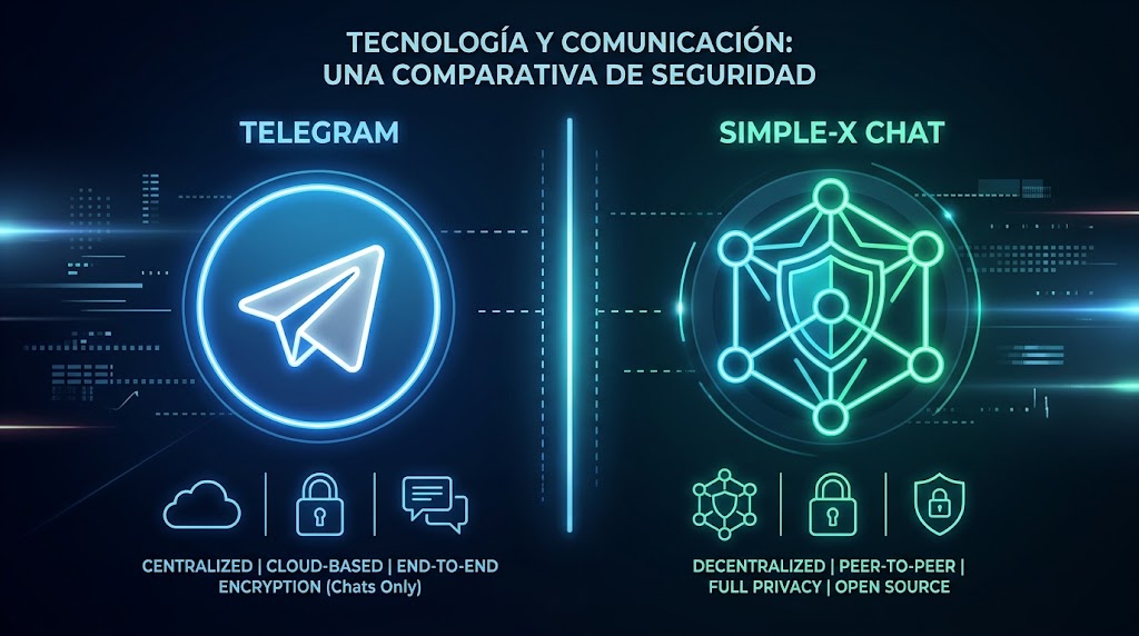 Telegram VS SimpleX Chat