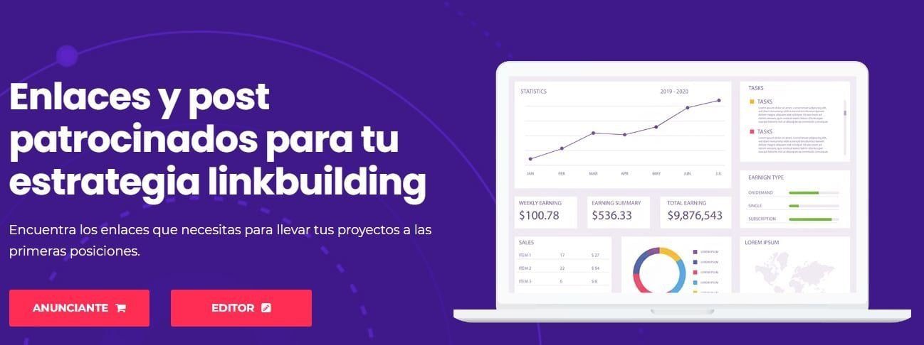GetLinko. Enlaces y artículos patrocinados para tu estrategia de LinkBuilding
