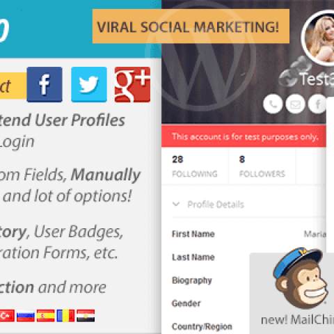 Userpro - User Profiles With Social Login V2.1